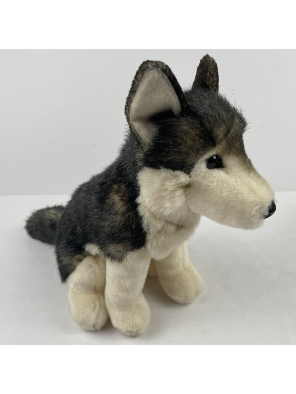 Douglas Cuddle Toys Siberian Husky Plush Stuffed Animal Black Cream Dog 12”